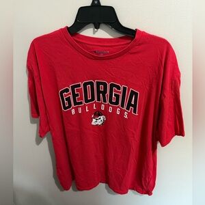 Georgia Bulldog T-shirt Short Sleeve Champion Shirt Size 2XL Collegiate Game day